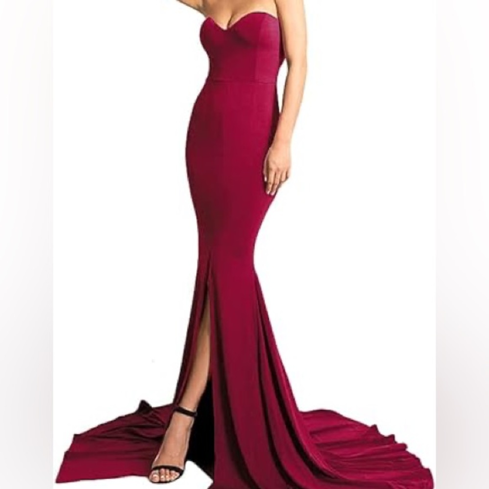 Elegant Red Gown